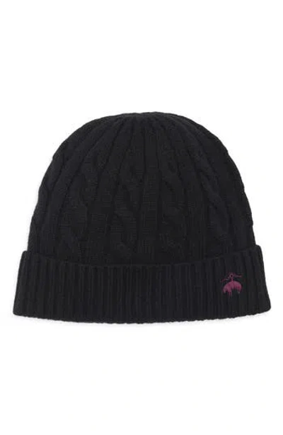 BROOKS BROTHERS BROOKS BROTHERS CABLE KNIT BEANIE