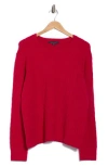 Brooks Brothers Cable Knit Pullover Sweater In Red