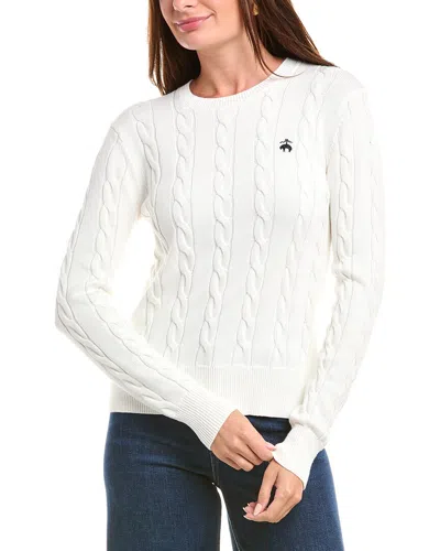 BROOKS BROTHERS BROOKS BROTHERS CABLE KNIT SWEATER