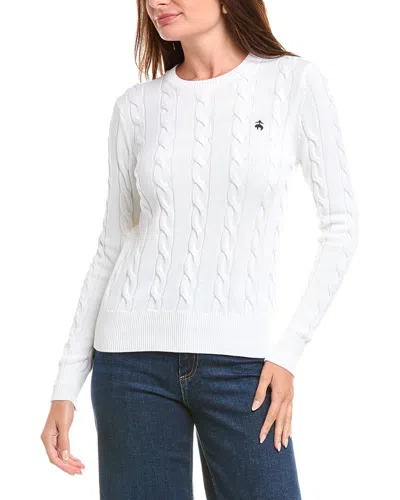 BROOKS BROTHERS CABLE KNIT SWEATER