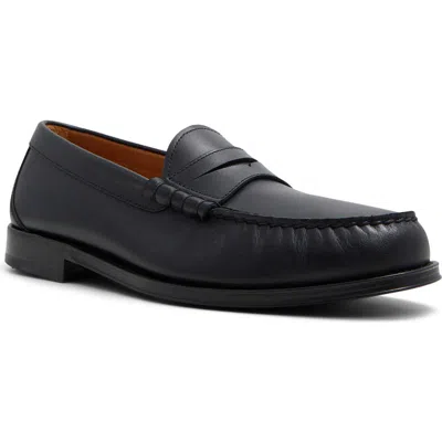 Brooks Brothers Campus Penny Loafer In Black