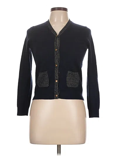 Pre-owned Brooks Brothers Cardigan Sweater In Black