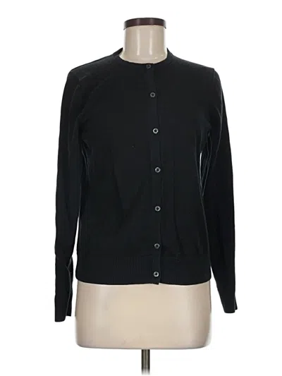 Pre-owned Brooks Brothers Cardigan Sweater In Black