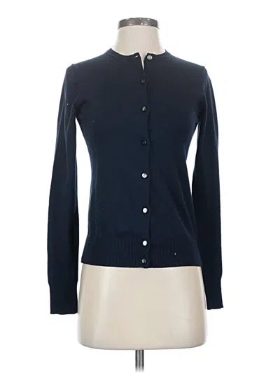 Pre-owned Brooks Brothers Cardigan Sweater In Blue