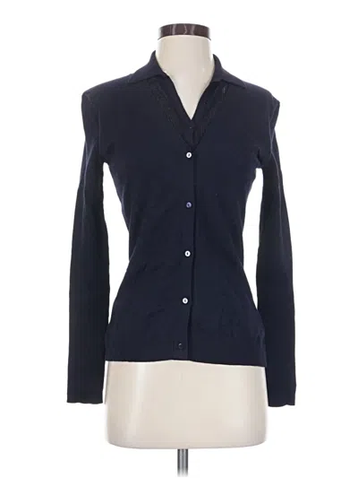 Pre-owned Brooks Brothers Cardigan Sweater In Blue