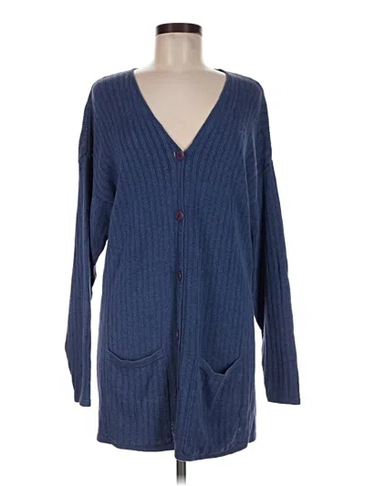 Pre-owned Brooks Brothers Cardigan Sweater In Blue