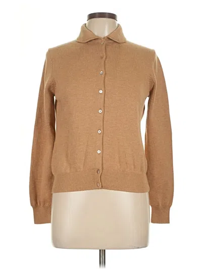 Pre-owned Brooks Brothers Cardigan Sweater In Brown