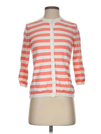 Pre-owned Brooks Brothers Cardigan Sweater In Orange