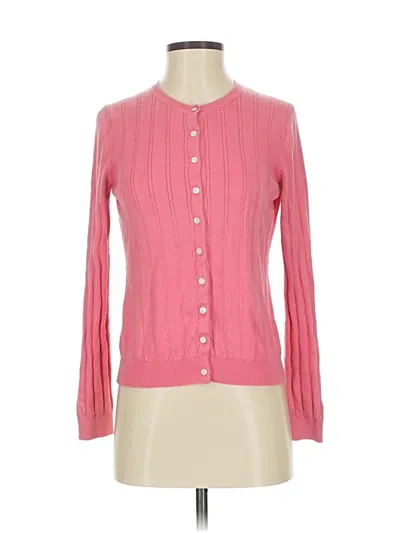 Pre-owned Brooks Brothers Cardigan Sweater In Pink