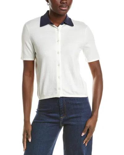 Brooks Brothers Cardigan In White