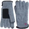 Brooks Brothers Cashmere Blend Suede Trim Gloves In Blue