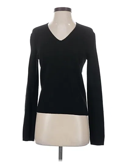 Pre-owned Brooks Brothers Cashmere Pullover Sweater In Black