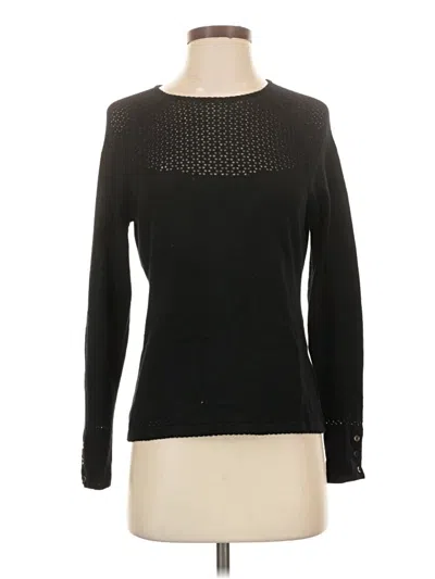 Pre-owned Brooks Brothers Cashmere Pullover Sweater In Black