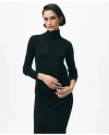 Brooks Brothers Cashmere Turtleneck Sweater In Black