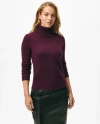Brooks Brothers Cashmere Turtleneck Sweater In Burgundy
