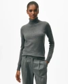 Brooks Brothers Cashmere Turtleneck Sweater In Gray