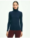 Brooks Brothers Cashmere Turtleneck Sweater In Navy