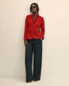 Brooks Brothers Cashmere Two-button Jacket In Red