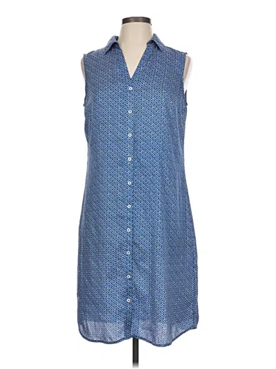 Pre-owned Brooks Brothers Casual Dress In Blue