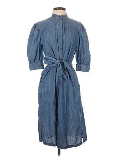 Pre-owned Brooks Brothers Casual Dress In Blue