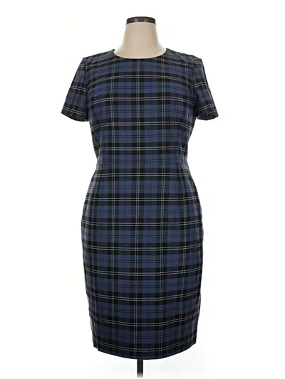 Pre-owned Brooks Brothers Casual Dress In Blue