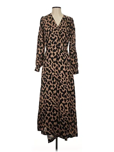 Pre-owned Brooks Brothers Casual Dress In Brown