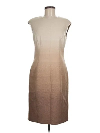 Pre-owned Brooks Brothers Casual Dress In Brown