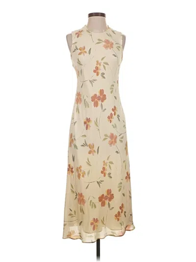 Pre-owned Brooks Brothers Casual Dress In Brown