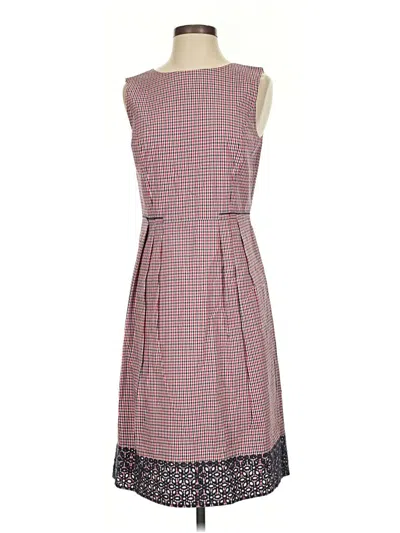 Pre-owned Brooks Brothers Casual Dress In Burgundy
