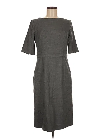 Pre-owned Brooks Brothers Casual Dress In Gray