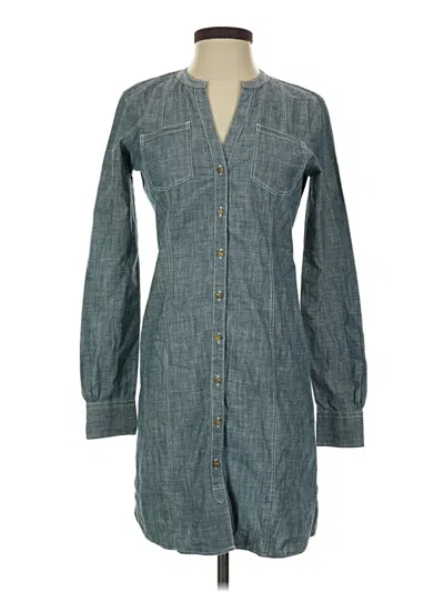 Pre-owned Brooks Brothers Casual Dress In Gray
