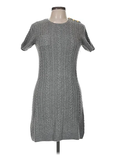 Pre-owned Brooks Brothers Casual Dress In Gray