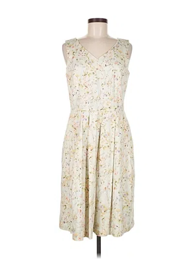 Pre-owned Brooks Brothers Casual Dress In White