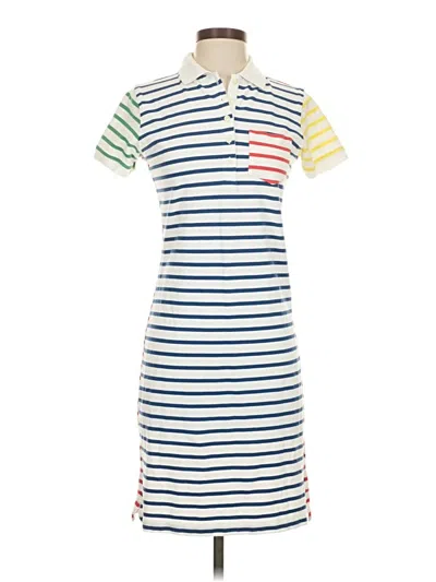 Pre-owned Brooks Brothers Casual Dress In White