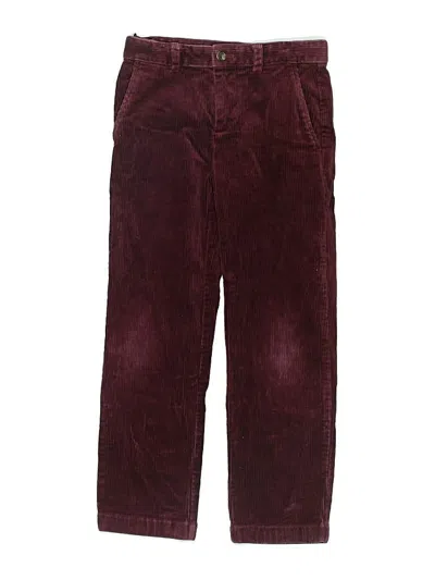 Pre-owned Brooks Brothers Kids' Casual Pants In Burgundy