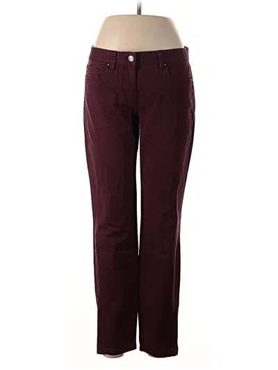 Pre-owned Brooks Brothers Casual Pants In Burgundy