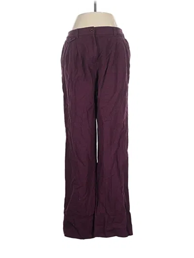 Pre-owned Brooks Brothers Casual Pants In Purple