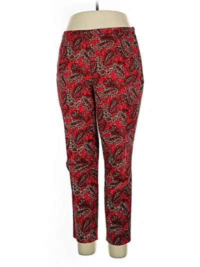 Pre-owned Brooks Brothers Casual Pants In Red