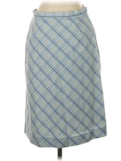 Pre-owned Brooks Brothers Casual Skirt In Blue