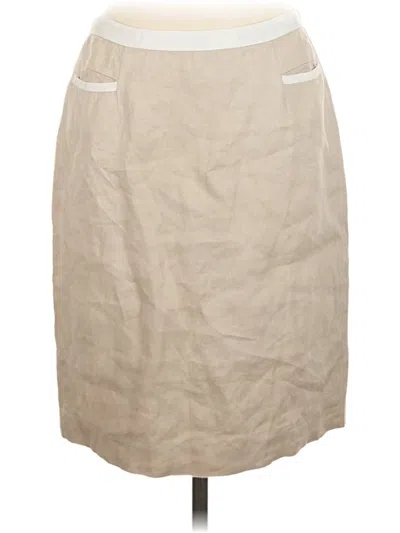 Pre-owned Brooks Brothers Casual Skirt In Brown