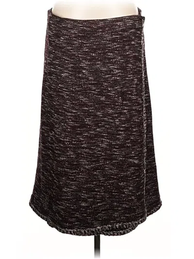 Pre-owned Brooks Brothers Casual Skirt In Burgundy