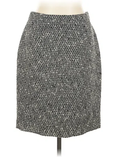 Pre-owned Brooks Brothers Casual Skirt In Gray
