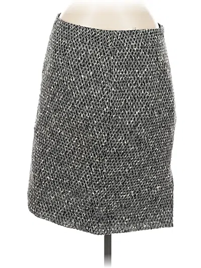 Pre-owned Brooks Brothers Casual Skirt In Gray