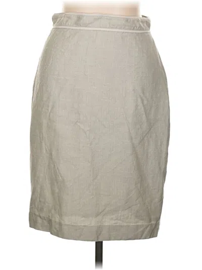 Pre-owned Brooks Brothers Casual Skirt In Gray