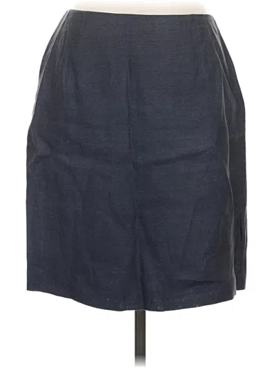 Pre-owned Brooks Brothers Casual Skirt In Gray