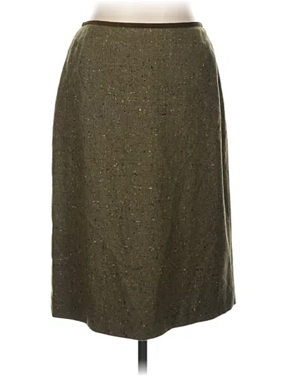 Pre-owned Brooks Brothers Casual Skirt In Green