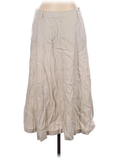 Pre-owned Brooks Brothers Casual Skirt In Ivory