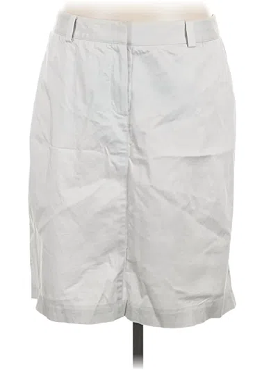 Pre-owned Brooks Brothers Casual Skirt In Silver