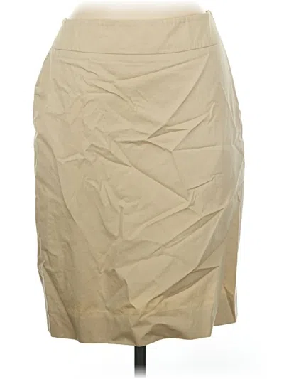 Pre-owned Brooks Brothers Casual Skirt In Tan