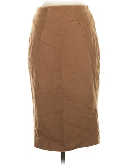 Pre-owned Brooks Brothers Casual Skirt In Tan